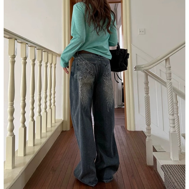 back-wing design denim　バックウイングデザインデニム　J2099