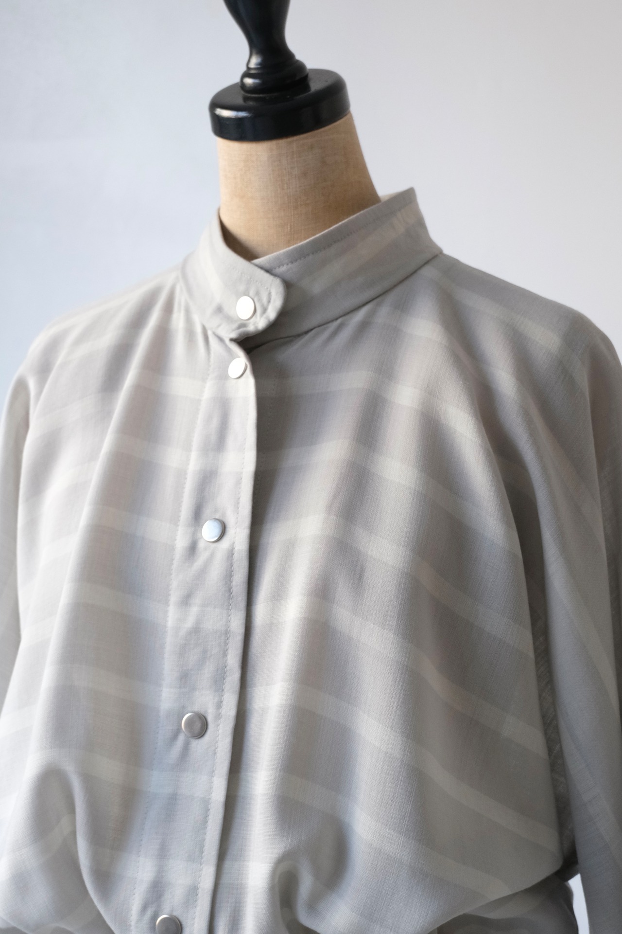 Vuokko icy grey dolman dress