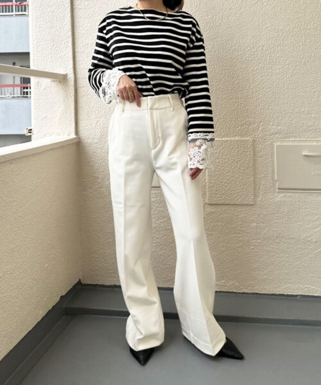 ワイドストレートパンツ