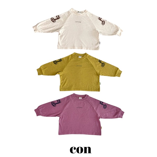 【取寄】con｜musical note tee｜音符Tシャツ｜XXS-M(1-4号)｜toddler｜26 autumn