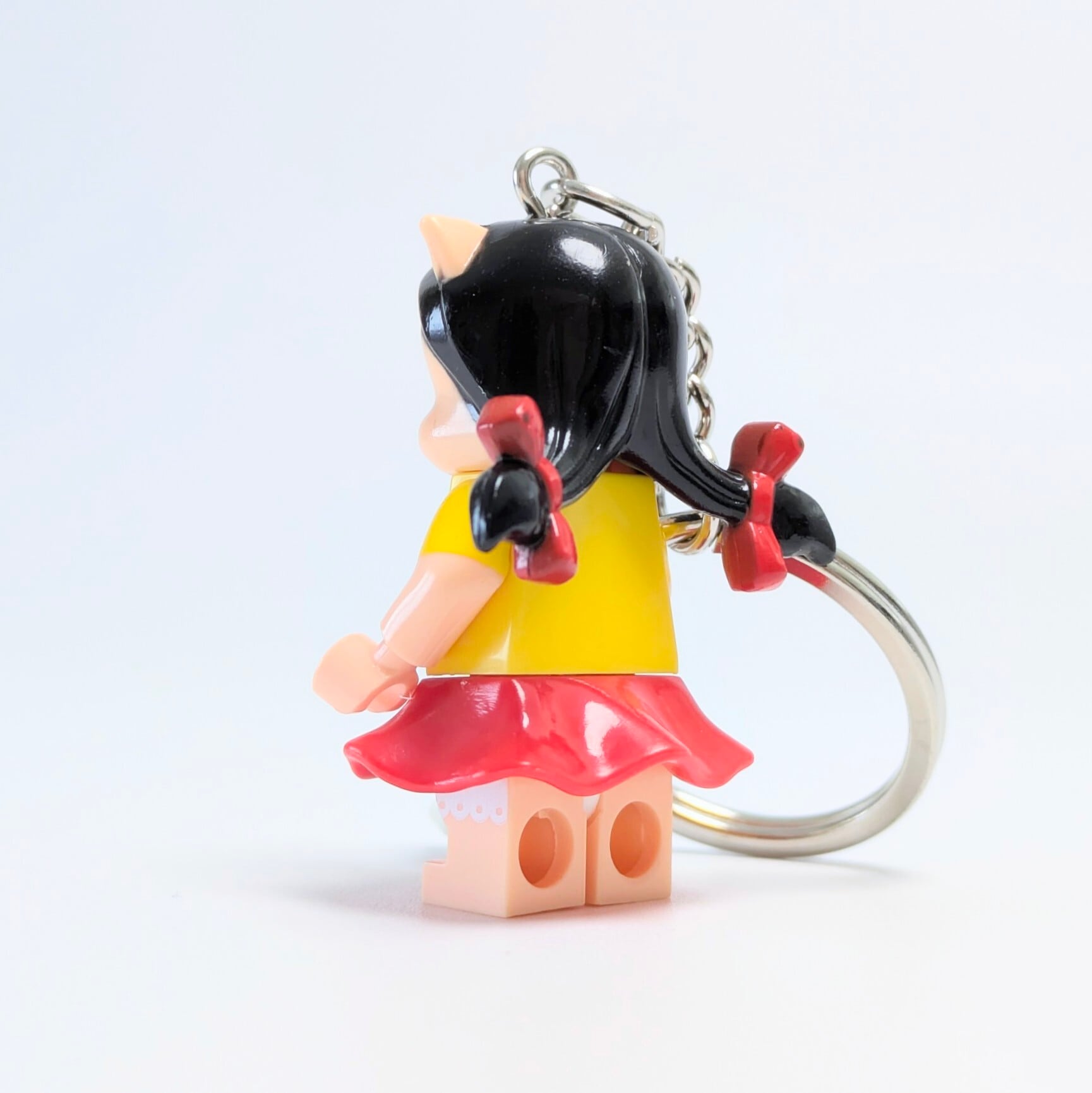 【 ブロックフィギュアキーホルダー 】 Looney Tunes（ ルーニー・テューンズ ） / ペチュニア・ピッグ　〚アメリカン雑貨 アメトイ〛