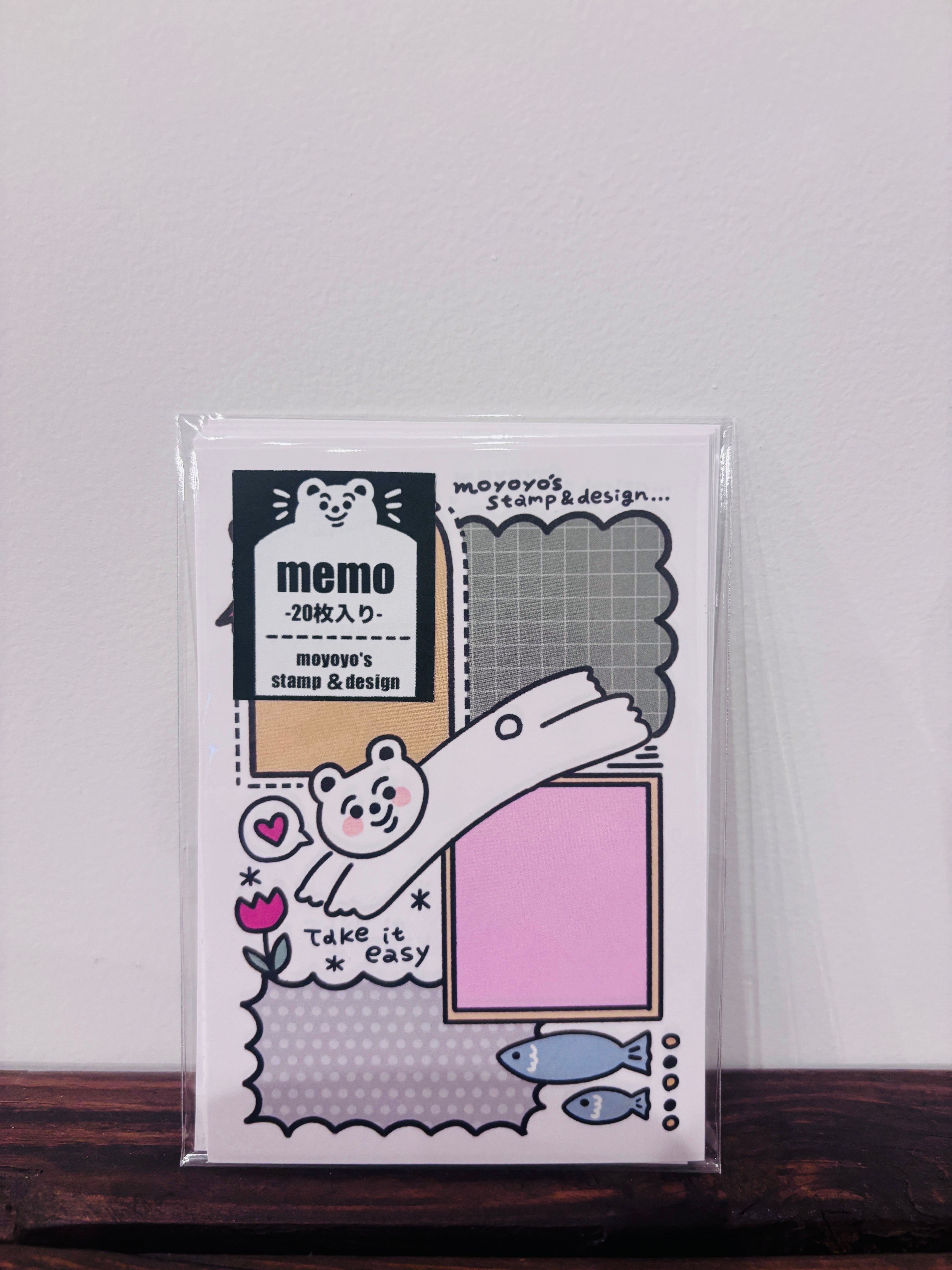 moyoyo's stamp＆design Take it easy memo MY01 | マスキングテープ