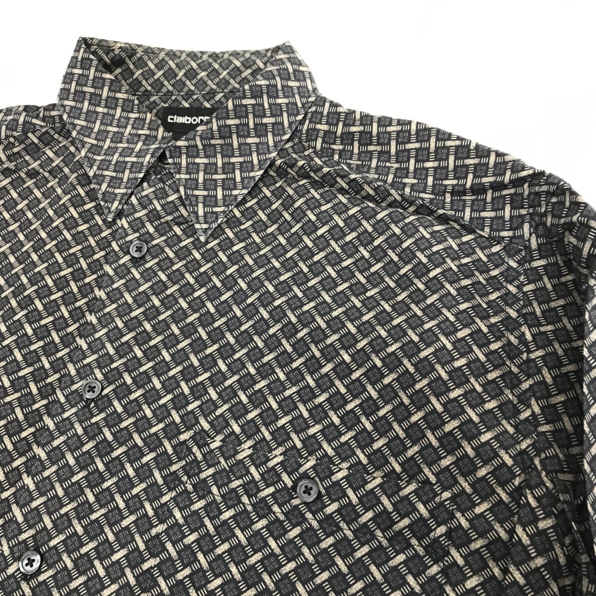 CLAIBORNE クレイボーン 90年代 総柄シャツ レーヨンシャツ CLAIBORNE クレイボーン 90年代 総柄シャツ レーヨンシャツ