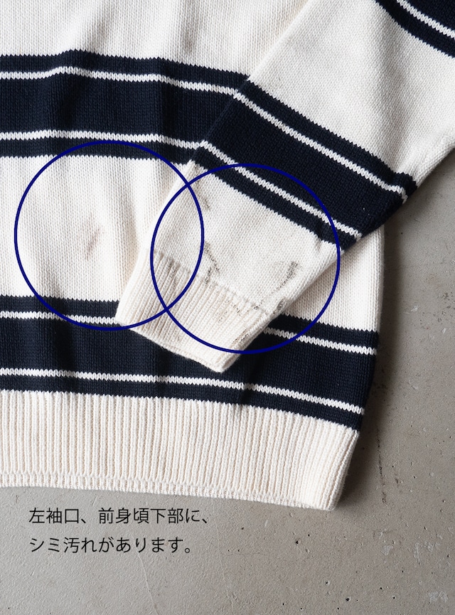 "CHAPS" used Cotton wide border knit