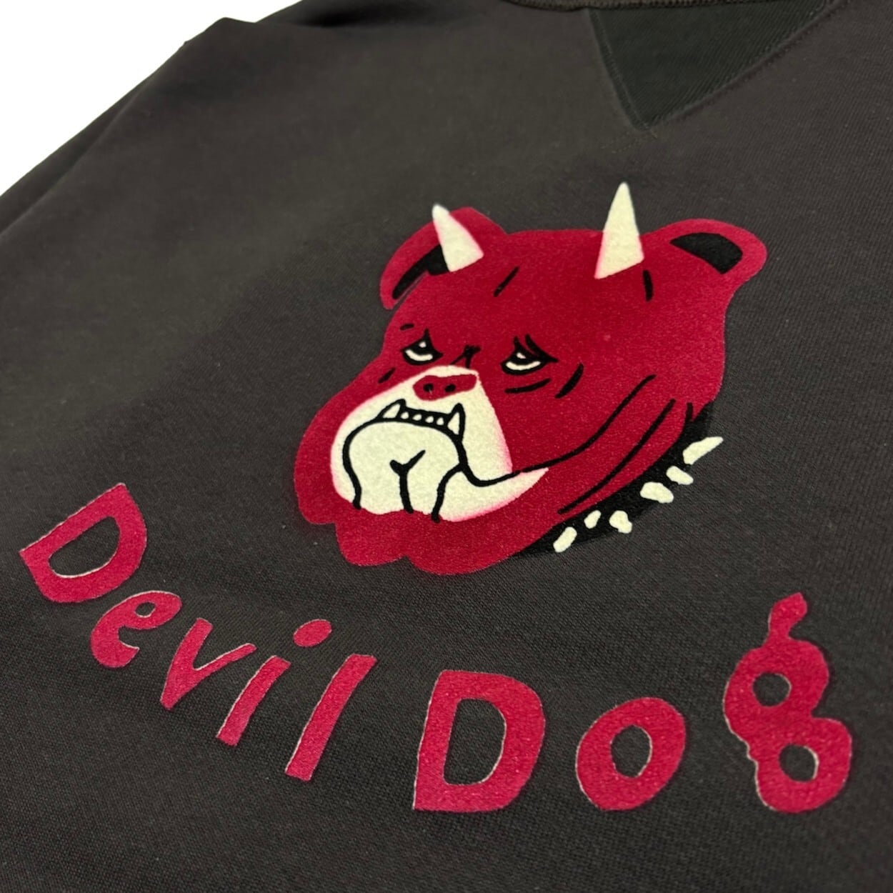 フリーホイラーズ　DEVIL DOG ロゴ 7分袖カットソーサイズL フリーホイラーズ DEVIL DOG ロゴ 7分袖カットソーサイズL フリー