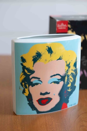 Rosendahl(ローゼンダール) 社製 　ANDY WARHOL　アンディー・ウォーホルデザイン マリリンモンロー柄フラワーベース