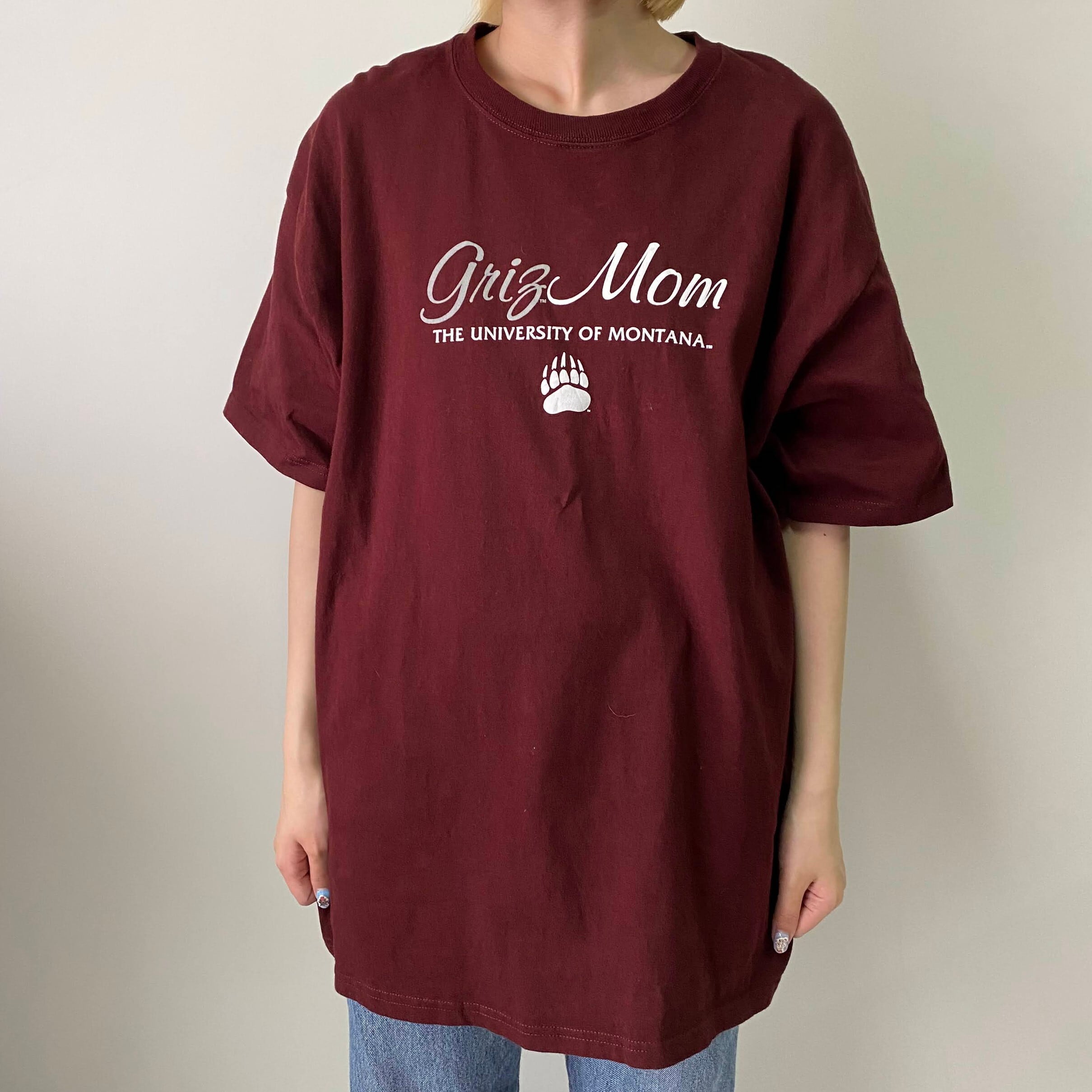 Champion チャンピオン MONTANA カレッジロゴ プリント Tシャツ メンズ 