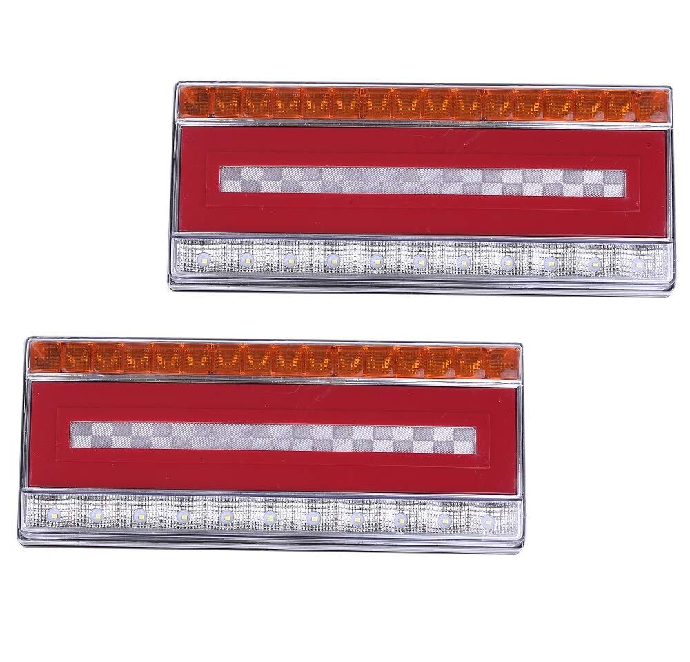 トラック 24V LED ライト テール ランプ 流れる シーケンシャル ウインカー 左右 セット スモール ブレーキ 車 トレーラー ステー フォグ ウィンカー 反射板 ライセンス アンダー ダウン KRB086 (パターン3)