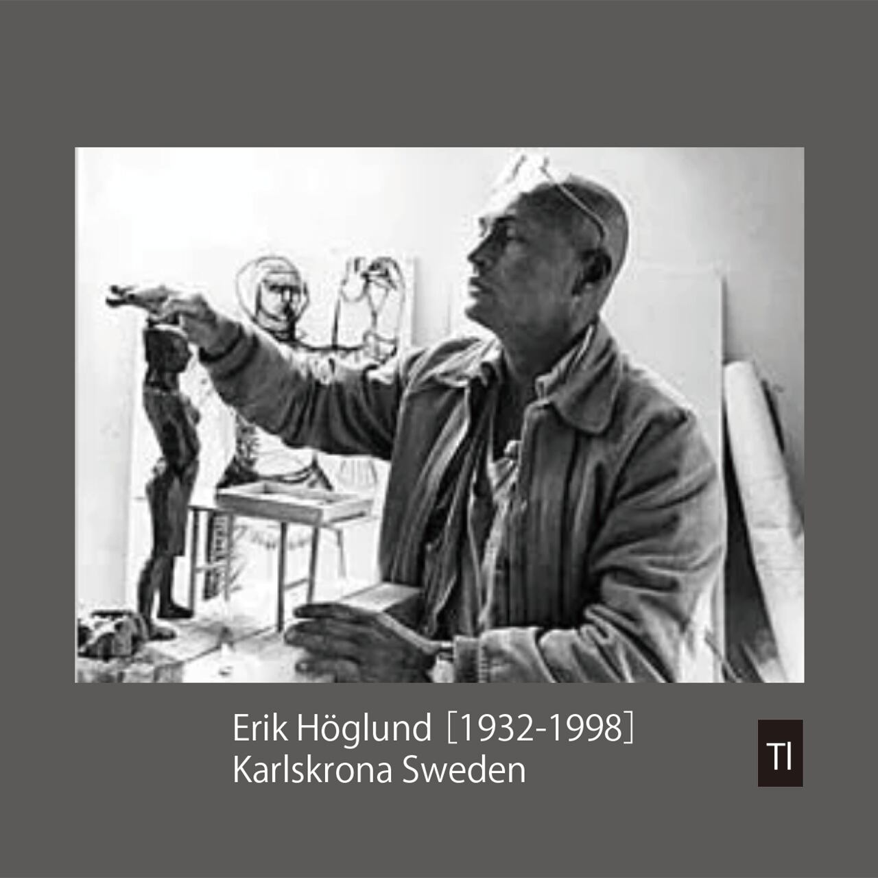 エリック・ホグラン Erik Höglund ［Bull Round ashtray］Boda