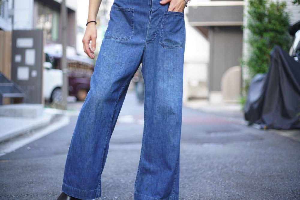 USNAVY] Vintage Sailor Denim Pants [1950s-] Vintage Sailor Denim