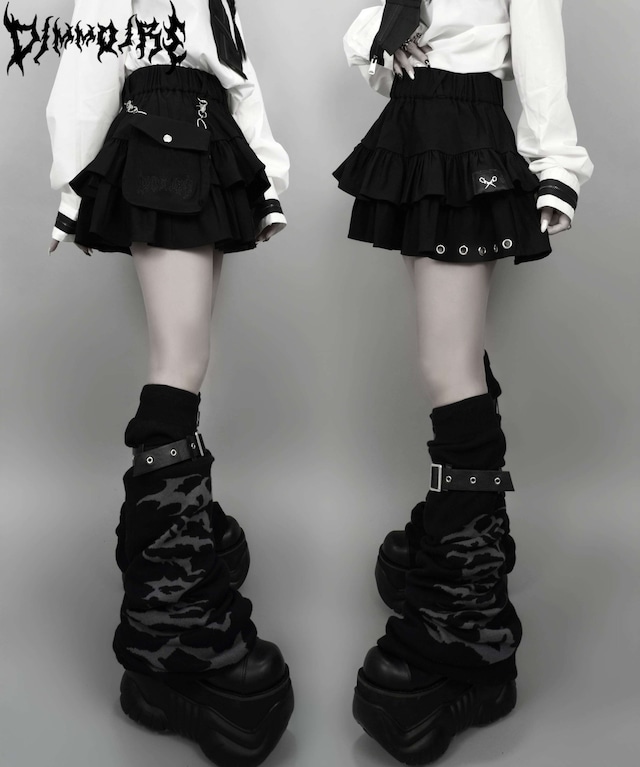 受注予約商品】PUNKフリルミニスカート【Black】 | DimMoire 