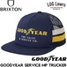 BRIXTON ブリクストン キャップ メッシュキャップ メンズ トラッカーキャップ GOODYEAR コラボ 帽子 GOODYEAR SERVICE MP TRUCKER 12083 26SP 日本代理店正規品