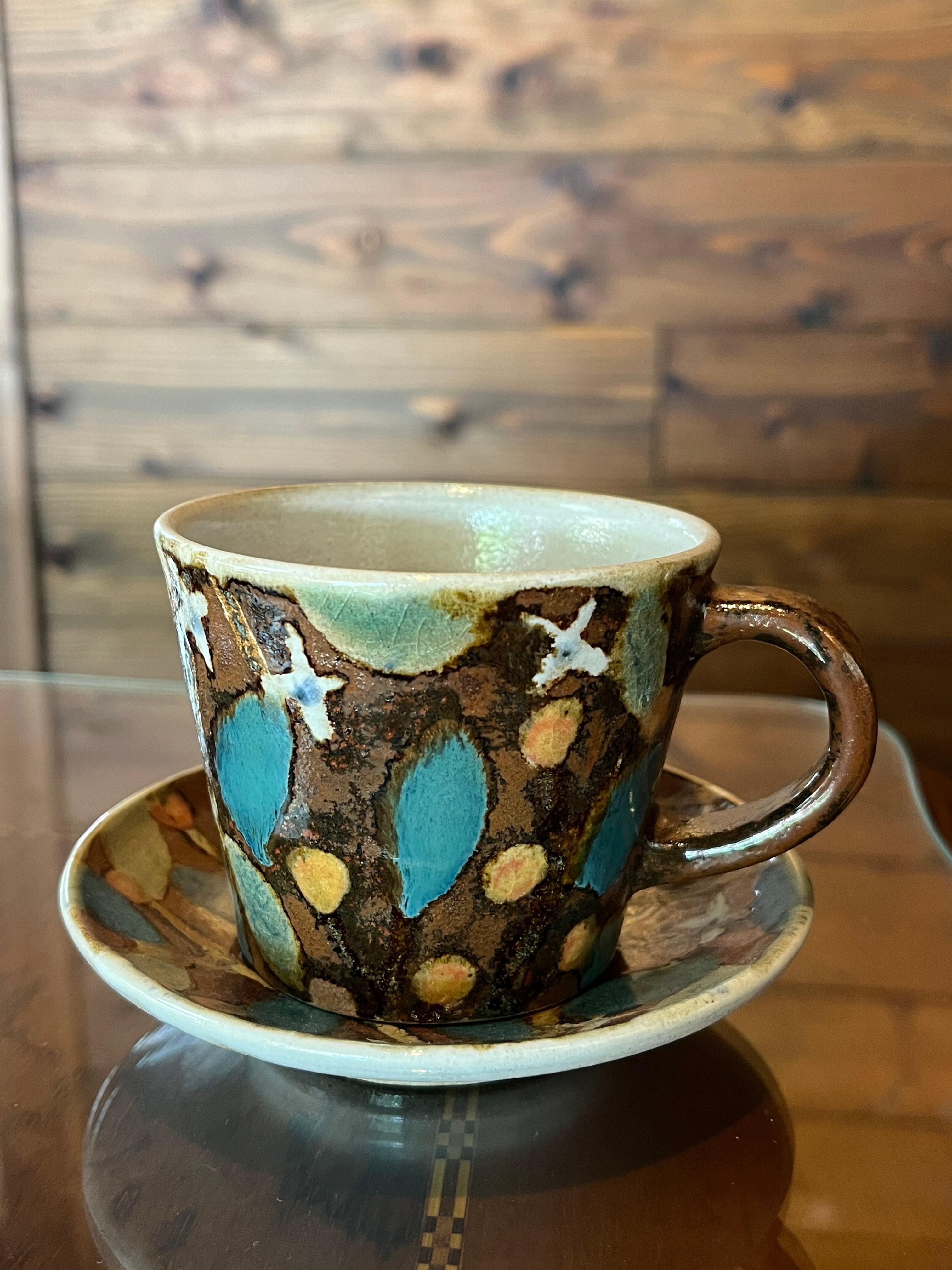 ノリタケ Noritake　ファインポーセレン カップ＆ソーサー　ゴールデン・プラチナウェイブ ティー・コーヒー碗皿ペアセット P95688／9316-7