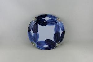 藍花紋　平皿