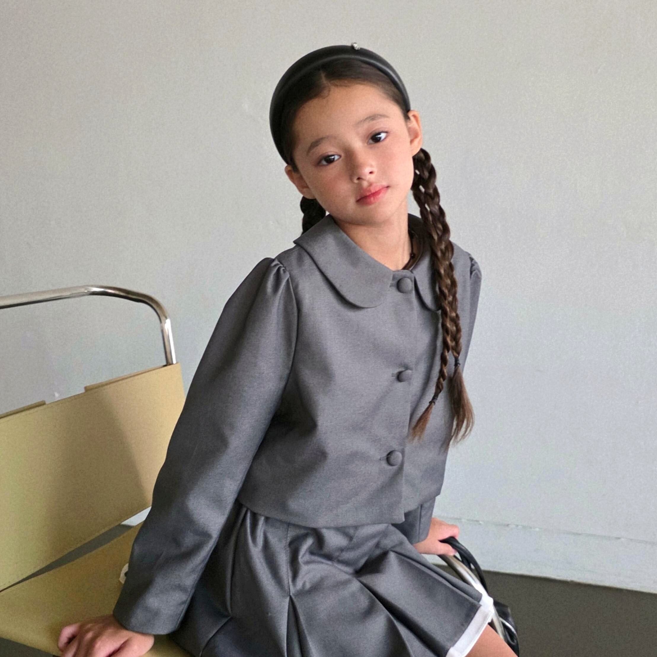 «Sold out»«ジュニアサイズあり»«elly molly» シュシュクロップドジャケット