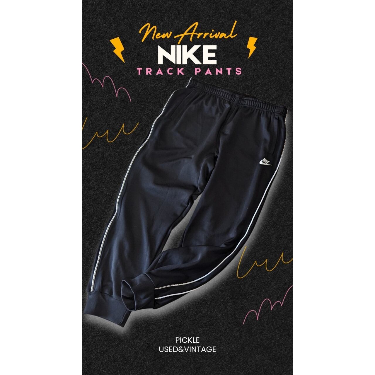 NIKE ナイキ トラックパンツ 古着 ブラック ジャージ PA262 | Pickle NIKE ナイキ トラックパンツ 古着 ブラック ジャージ PA262 | Pickle