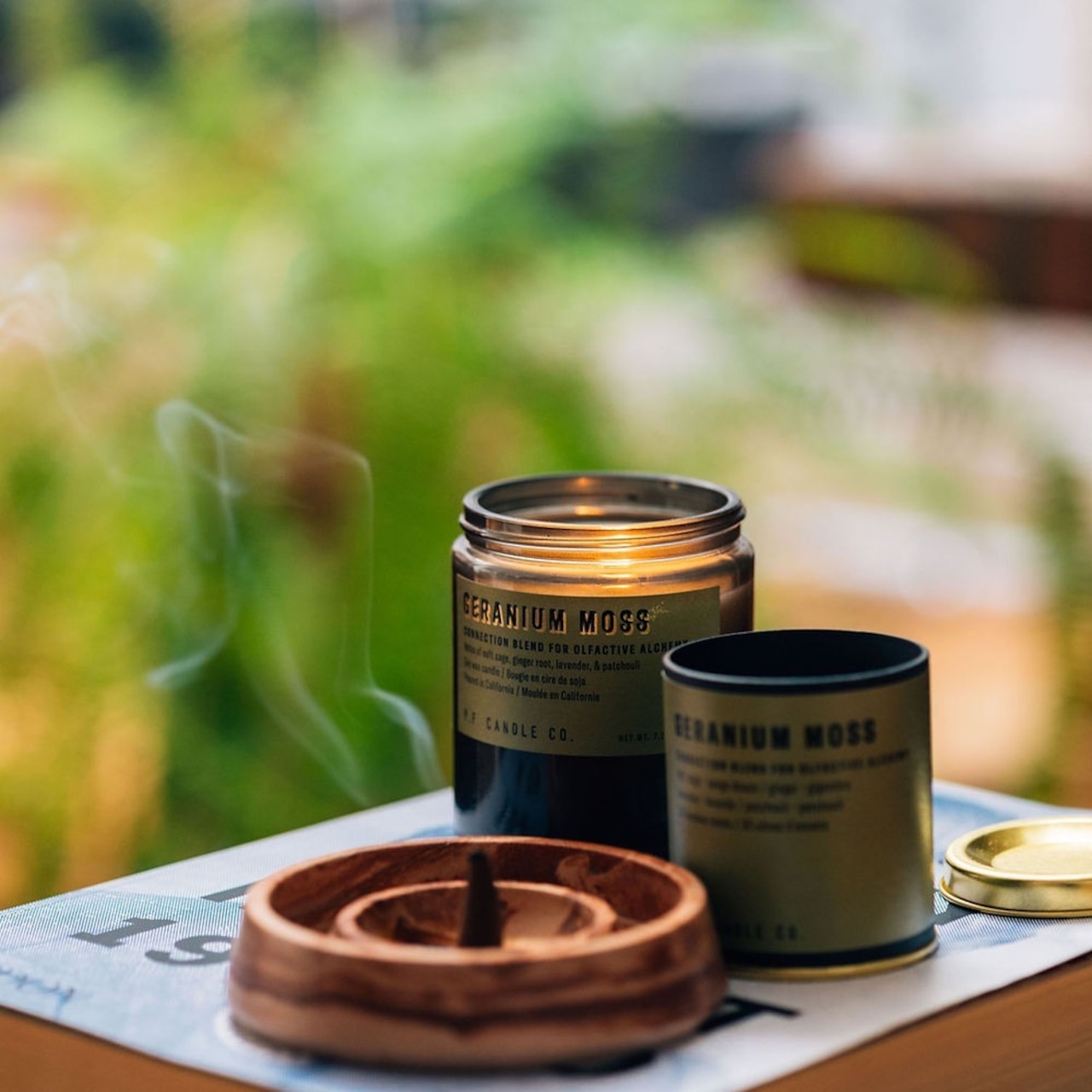 P.F. Candle Co. アルケミー インセンスコーン ゼラニウム・モス