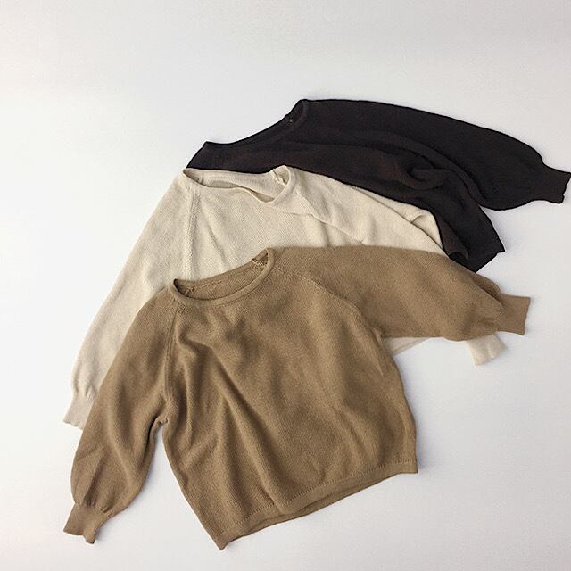 【即納】ワッフルニット