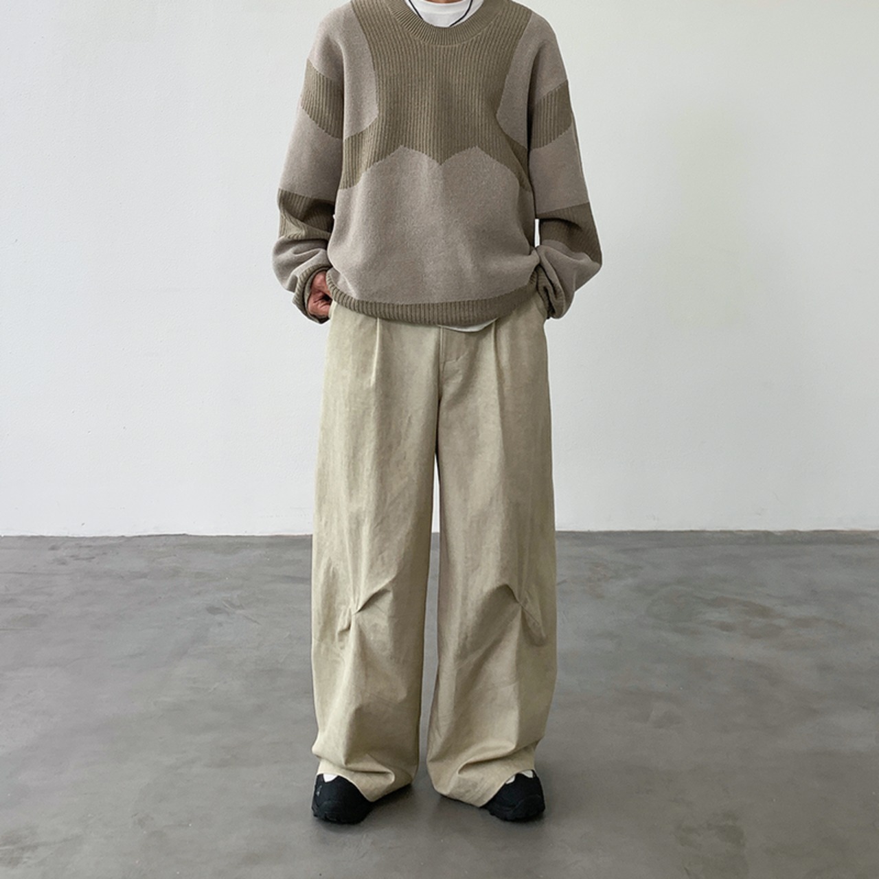 ニーアクセントリラックスパンツ　961