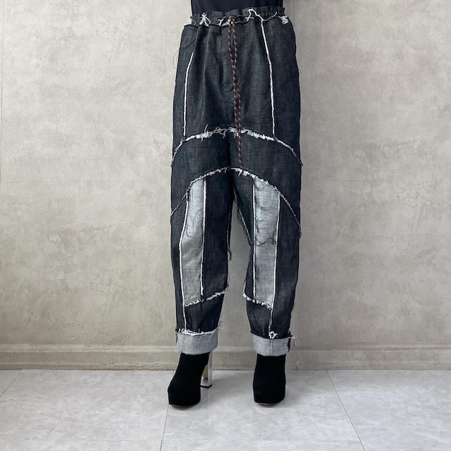 PATCH PANTS / BKdenim【Lau made in japan】