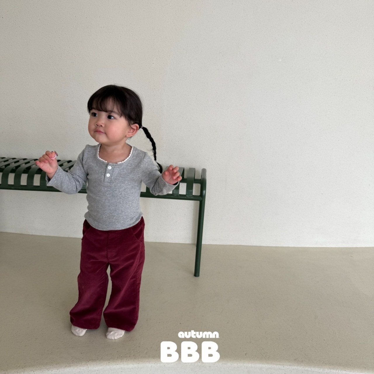 韓国子供服 / 26Autumn / 〖取寄〗BBB / レースTシャツ / ユニセックス / キッズ服 *XXS~XL*