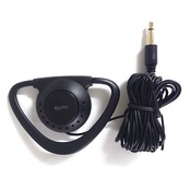 エルパ (ELPA) 耳掛イヤホン イヤホン 有線 3m ブラック RE-30(BK)