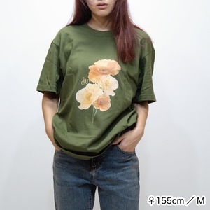 BYOF poppy TEE [シティグリーン]