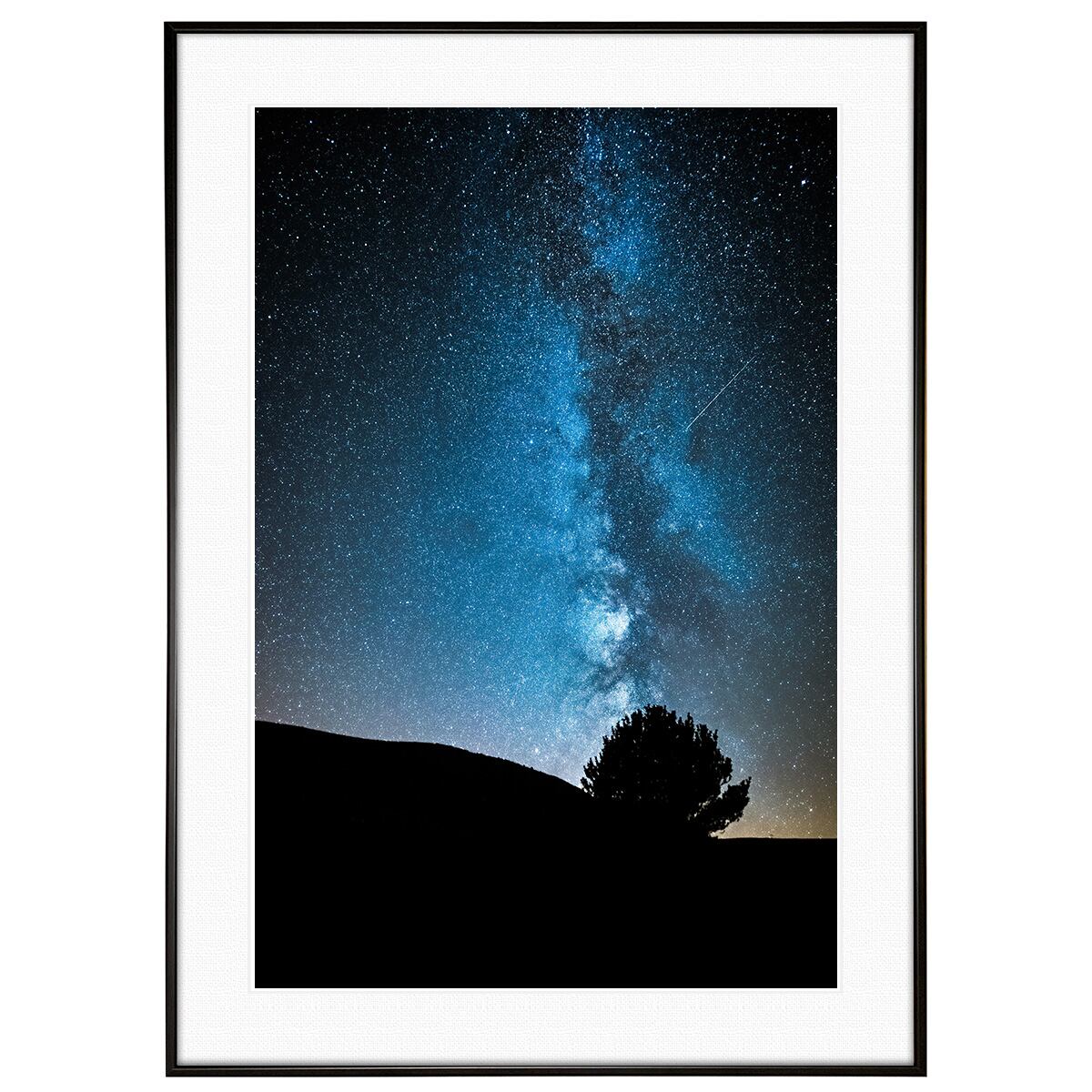 星空写真 ピレネーの星空写真 インテリアアートポスター額装 AS0282