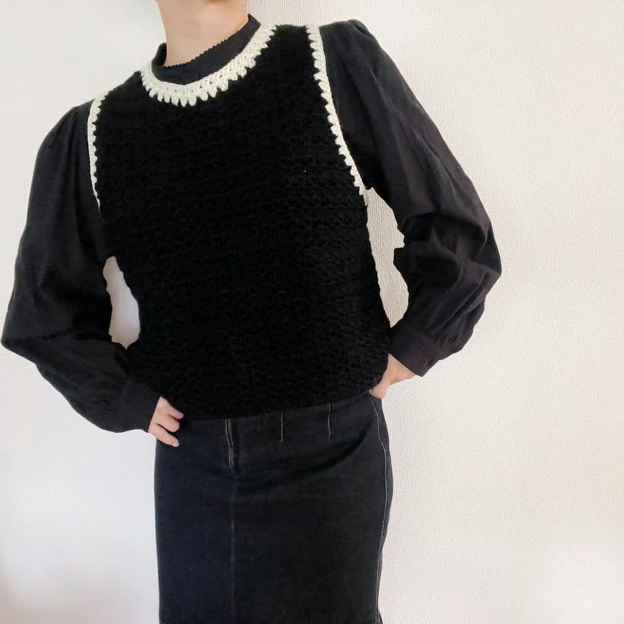 [Pattern] ロマンティックつけえりのベスト