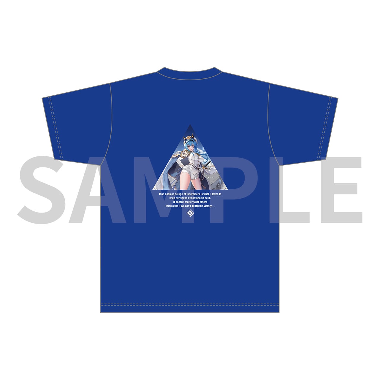 ストア限定】NIKKE Tシャツ ヘルム ロイヤルブルー S/M/L/XL