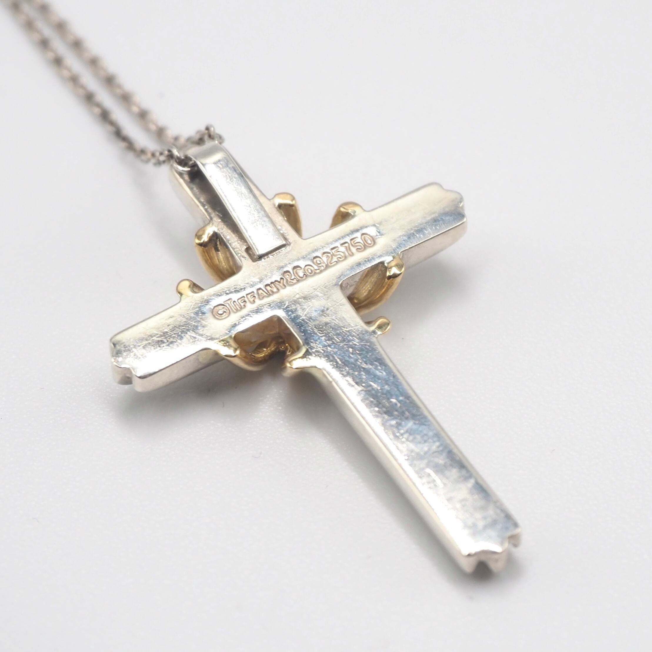 ティファニー TIFFANY&CO シグネチャークロス リング 12号 コンビ