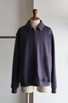 Cale " ZIP Blouson (Blue Gray )"