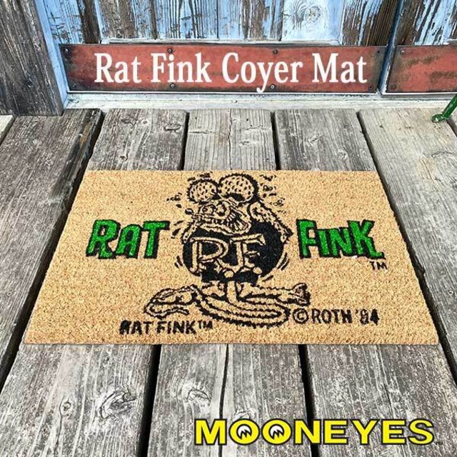 Rat Fink Coyer Mat ラットフィンク コイヤー マット 玄関マット ココヤシ ウエルカムマット エド "ビッグ ダディ" ロス MOONEYES ムーンアイズ