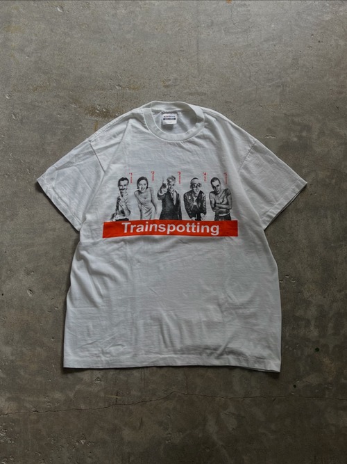 Trainspotting キャラクタープリント Tシャツ トレインスポッティング L ホワイト