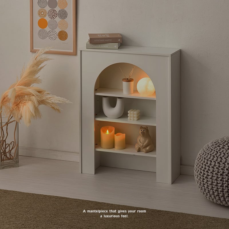 マントルピース 幅60cm 収納 棚 | FIGARO