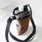 サコッシュ / Hemp cotton pocket sacoche /チョコ ブラウン & カモフラージュ