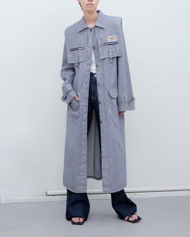 1980s utility hickory coat