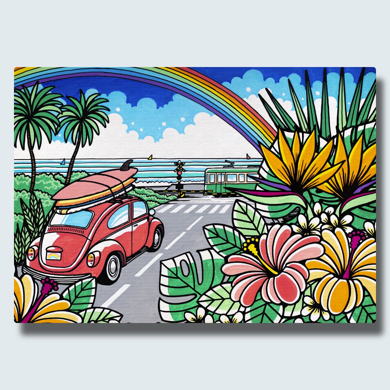 Art Panel（江ノ電とビートル） | TAMO ART GALLERY