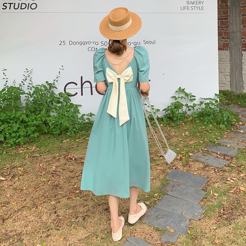 ウェストドレス サマーリボンスカート 夏物 1号婦人42534774889