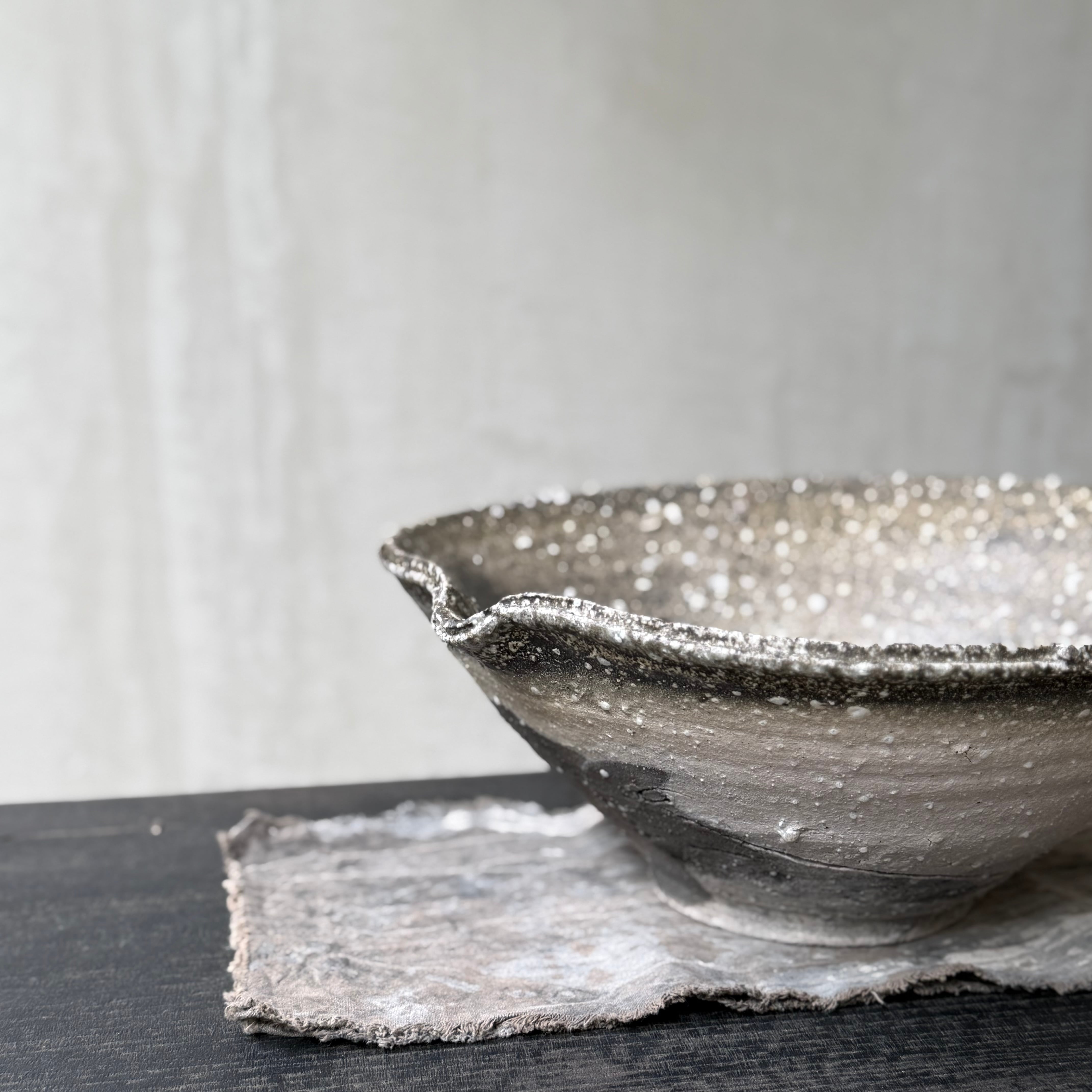 清水善行 須恵太平鉢 | gallery 一白