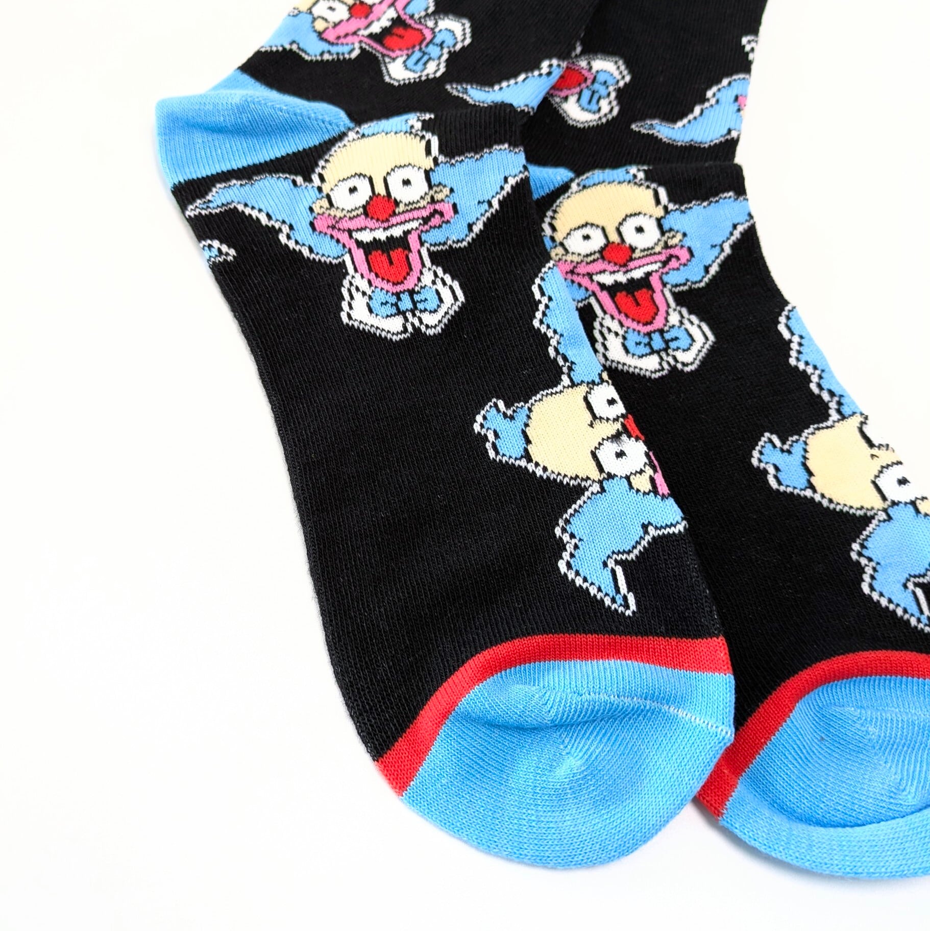 ♧【 crew socks / クルーソックス 】『 The Simpsons / シンプソンズ / クラスティー・ザ・クラウン 』 靴下 / ソックス〚アメリカン雑貨 アメトイ〛