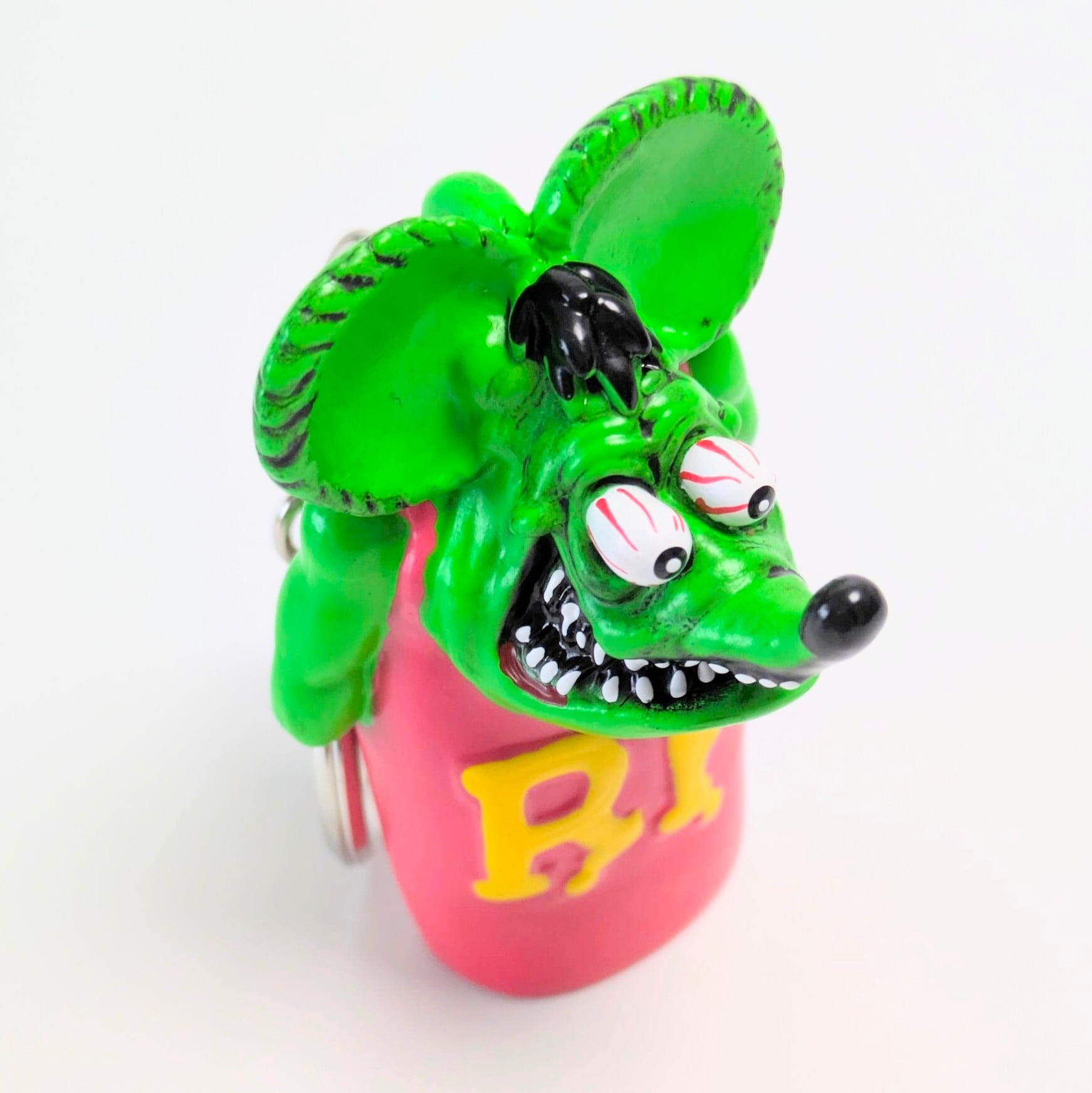 【 RAT FINK( ラットフィンク )】 Lighter Cap KeyHolder ( ライターキャップキーホルダー ) 〚アメリカン雑貨 アメトイ〛