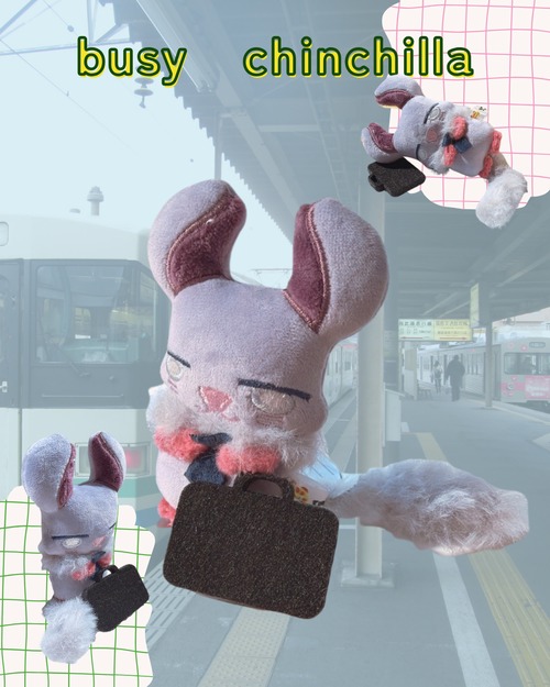 ビジー・チンチラ[ぬいぐるみ|タイニーシリーズ]