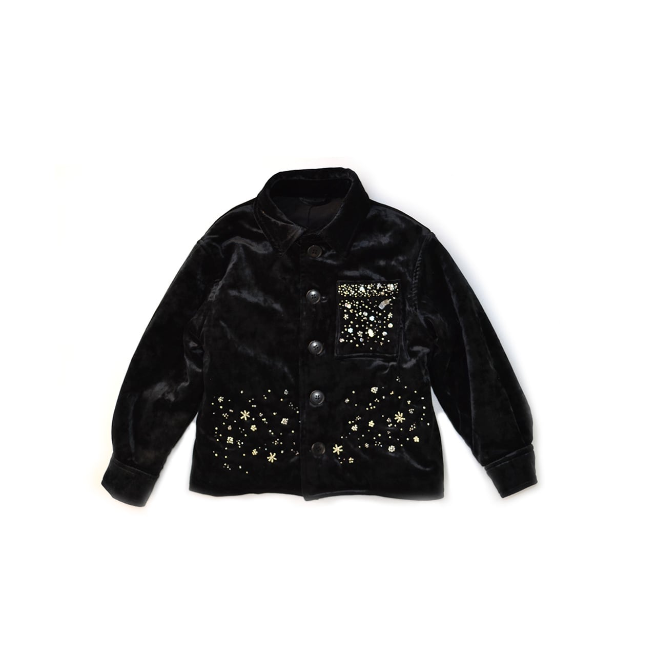 Soft Hug Blouson -Velour×Bijou-