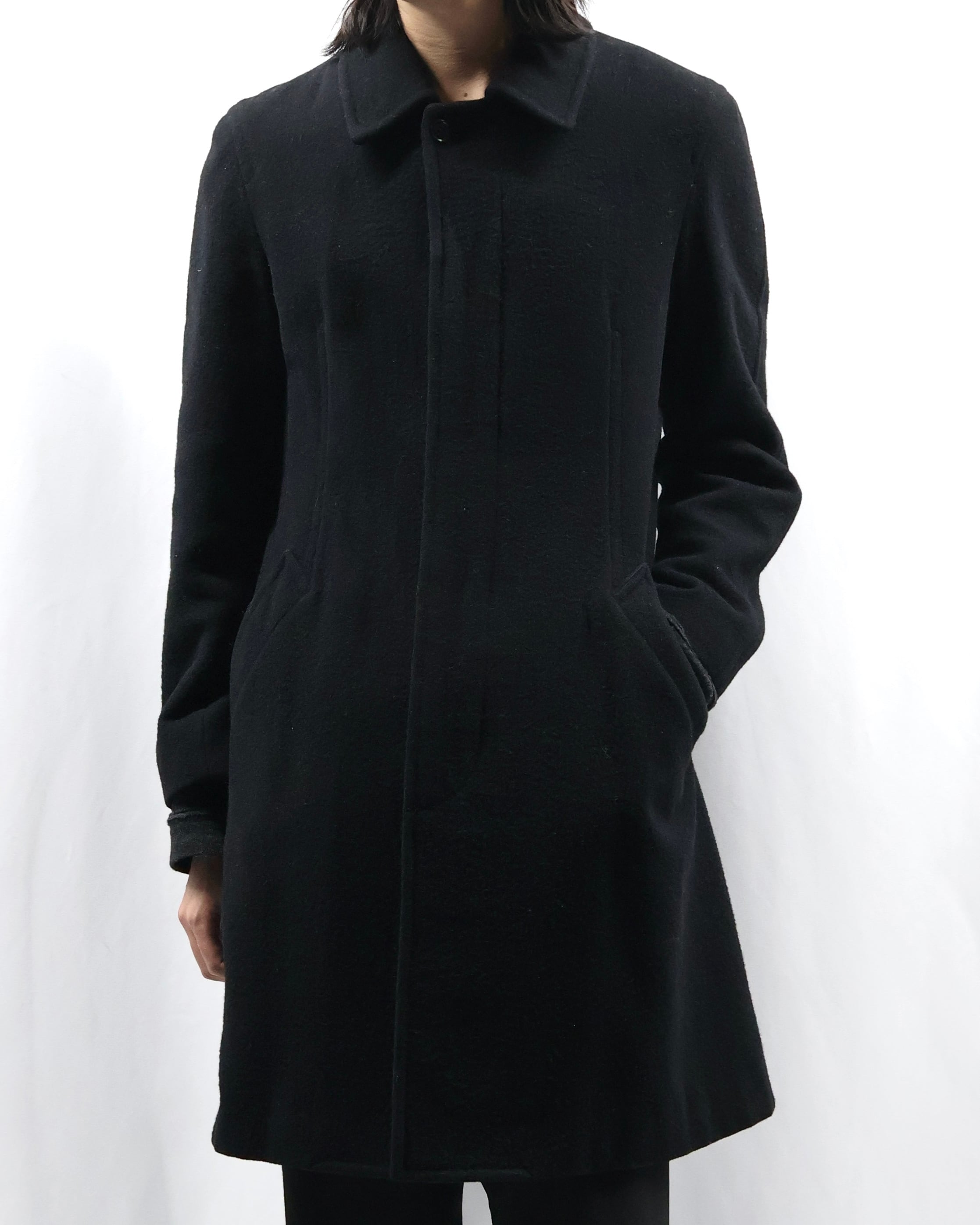 00s A.P.C.】fly front wool jacket | blendmarket