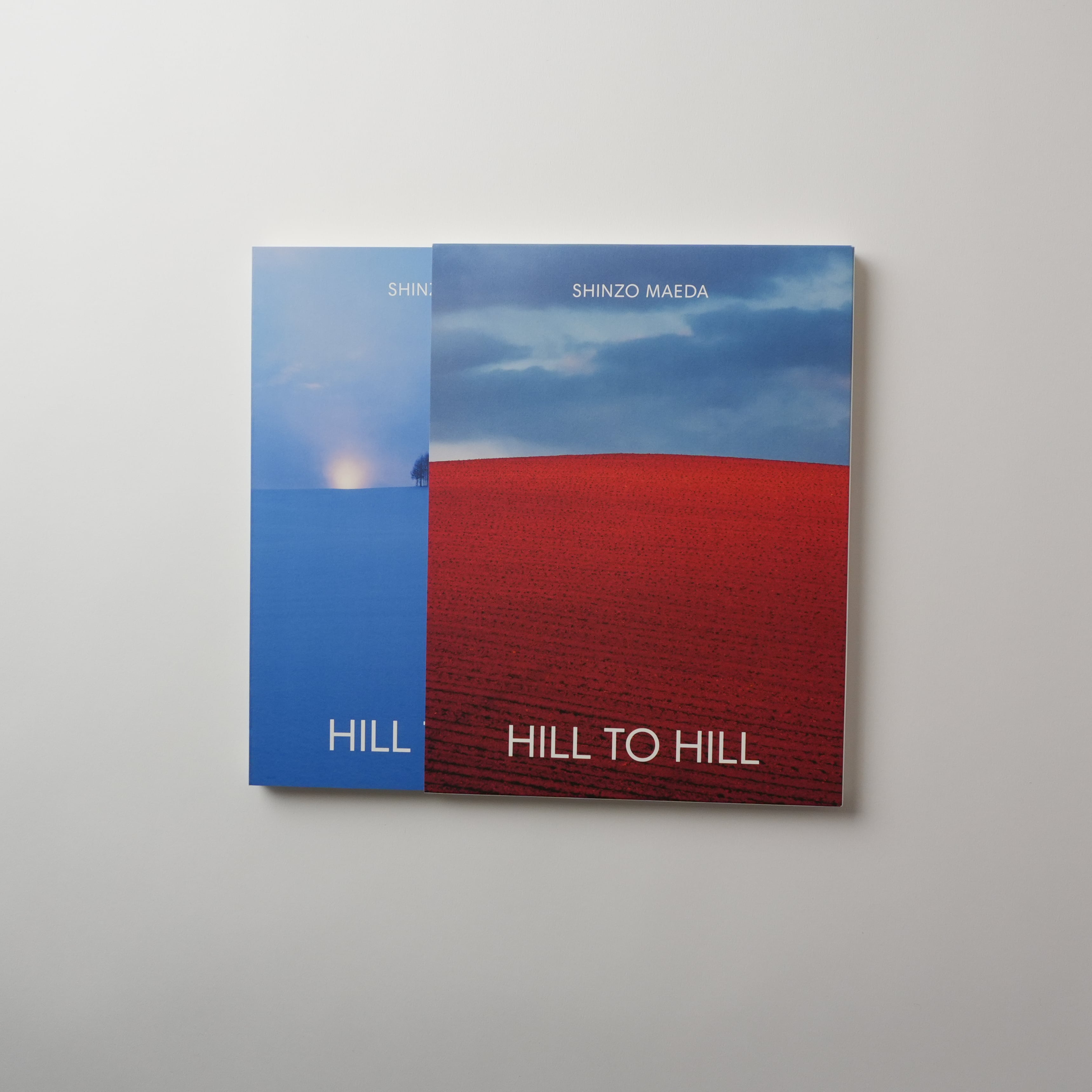 書籍『HILL TO HILL』写真：前田真三 編集・装丁：前田景 | ブルー