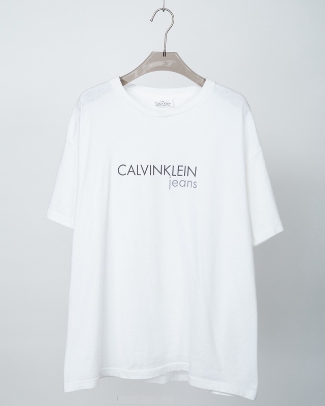 "Calvin Klein" print T-shirt Made In USA (single stitch)