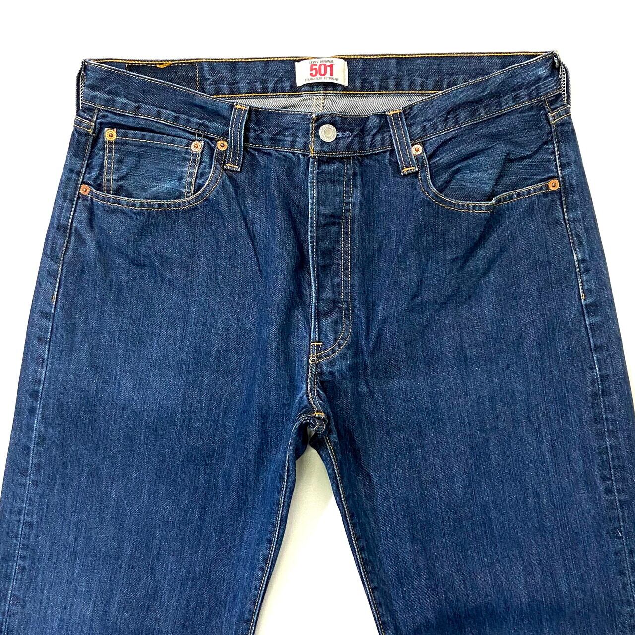 ハンガリー製 Levi's ユーロリーバイス 濃紺 501 ストレート デニム