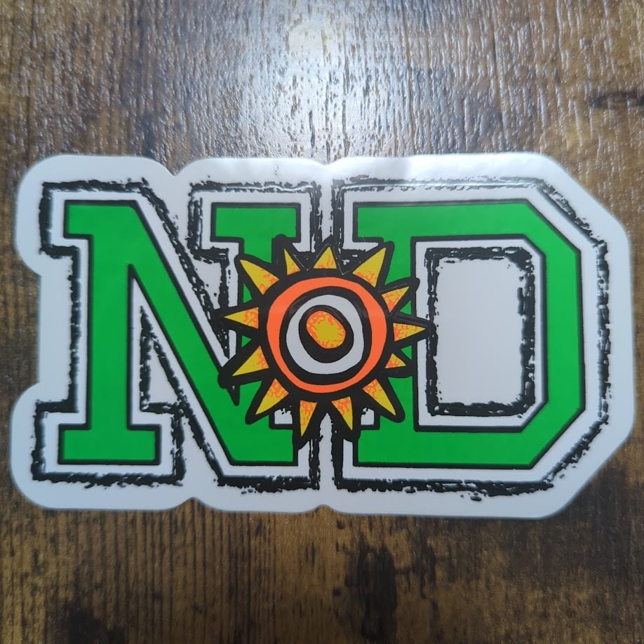 ST-1056】New Deal Skateboard sticker ニューディール スケートボード