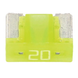 【特価処分】エーモン(amon) 低背ヒューズ 20A (約11×9×4mm) 5個入 3686
